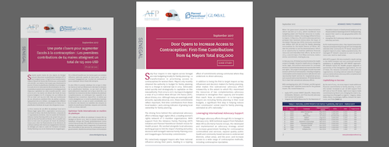 AFP and Planned Parenthood Global Launch New Advocacy Case Study with Réseau Siggil Jigéen